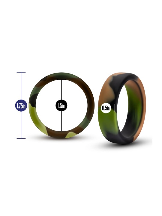 Blush - Performance Silicone Camo Cock Ring