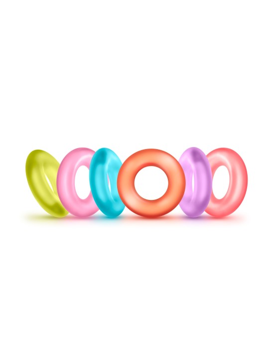 Blush - Play With Me King of the Ring Cockring Set 6 Stuks
