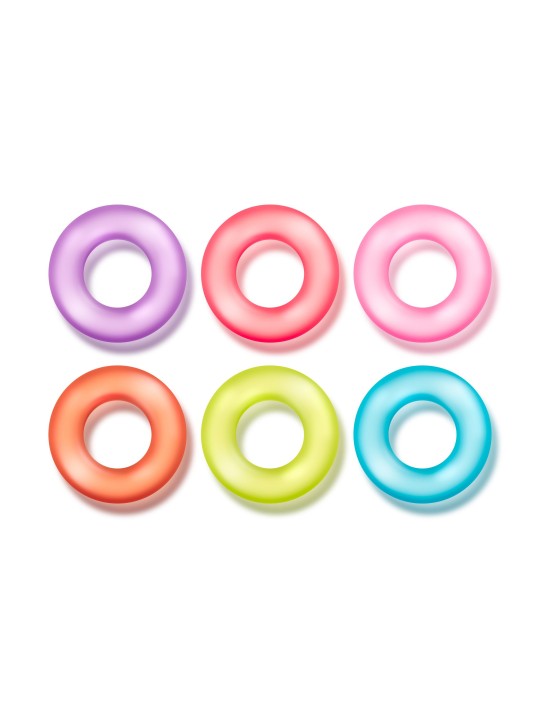 Blush - Play With Me King of the Ring Cockring Set 6 Stuks