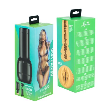 Kiiroo - Feel Agatha Vega Stroker - Zwart