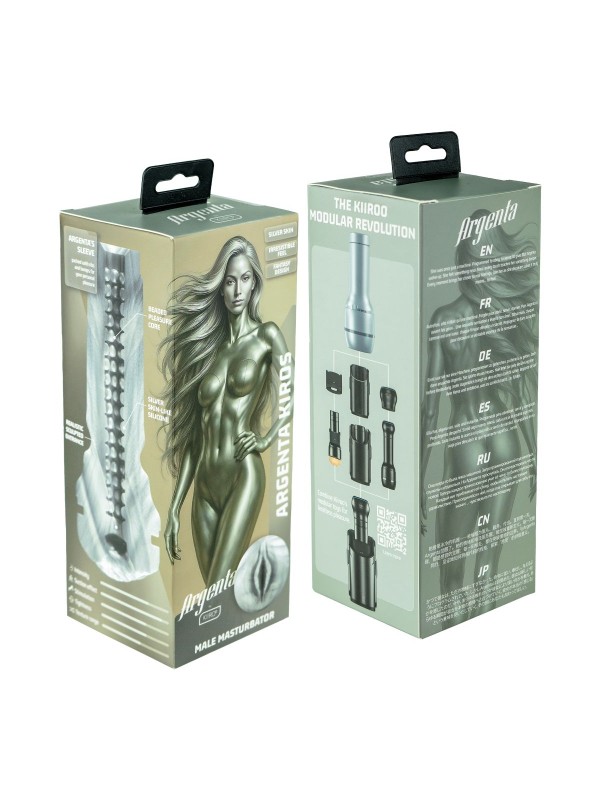 Kiiroo - Feel Argenta Kiros Stroker - Zwart