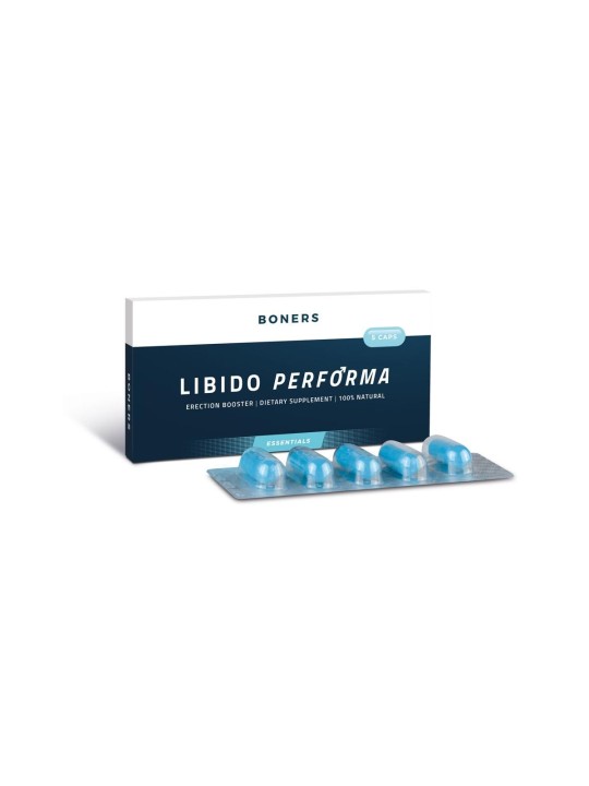 Boners - Libido Performa Herbal Supplement - 5 Pieces