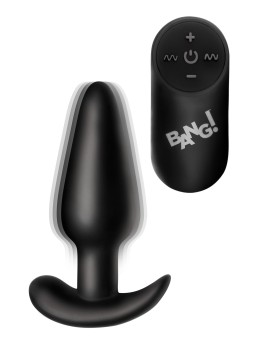 BANG! - Vibrerende Anaalplug met Afstandsbediening -Zwart