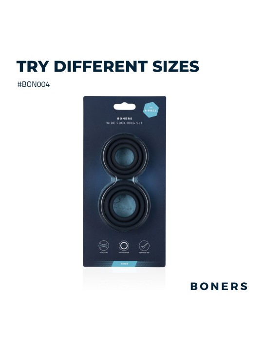 Boners 6-Delige Cockring Set