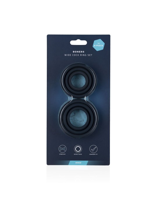 Boners 6-Delige Cockring Set