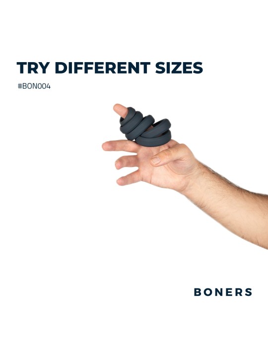 Boners 6-Delige Cockring Set