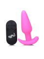 BANG! - Vibrating Butt Plug with Remote Control - Pink