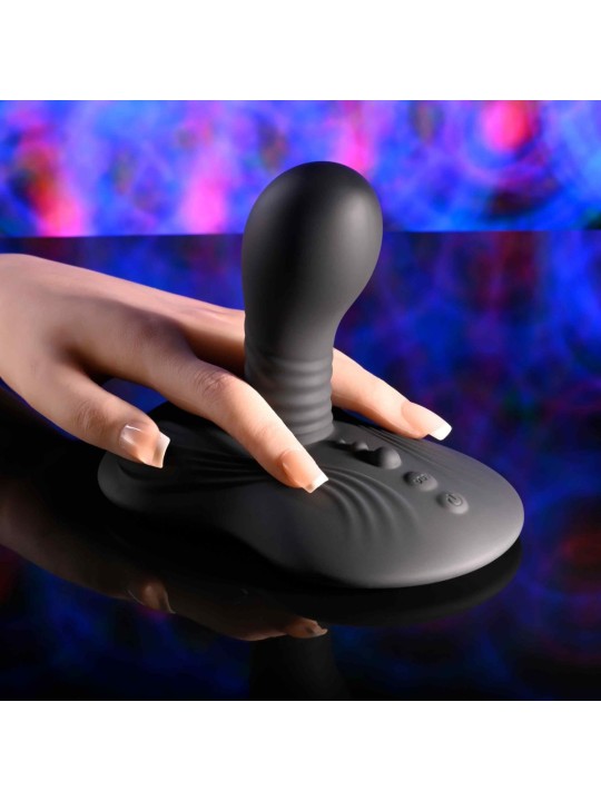 Playboy - Sittin' & Spinnin' Ride-On Vibrator - Black