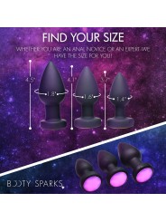 BOOTY SPARKS - Light Up Rechargeable & Small Size Anal Plug
