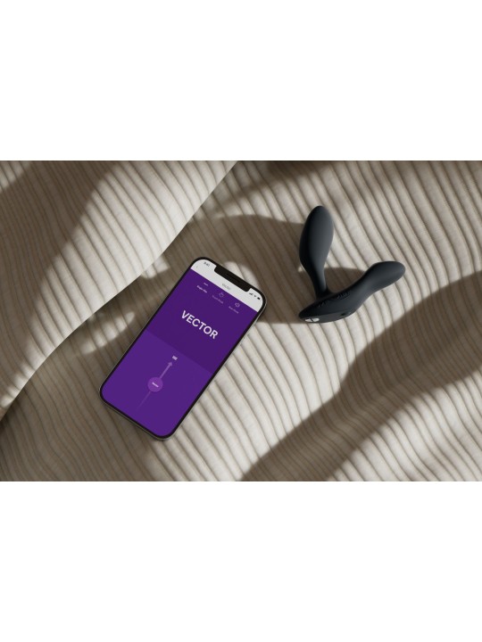 Vector+ Prostaat Vibrator App & Remote Controlled - Zwart