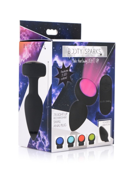 BOOTY SPARKS - Light Up Rechargeable & Small Size Anal Plug