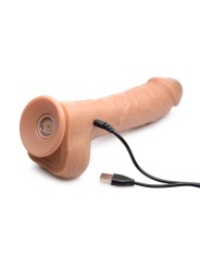 Loadz - Vibrerend Spuitend Dildo - 21,5 cm & Mediumkleurig