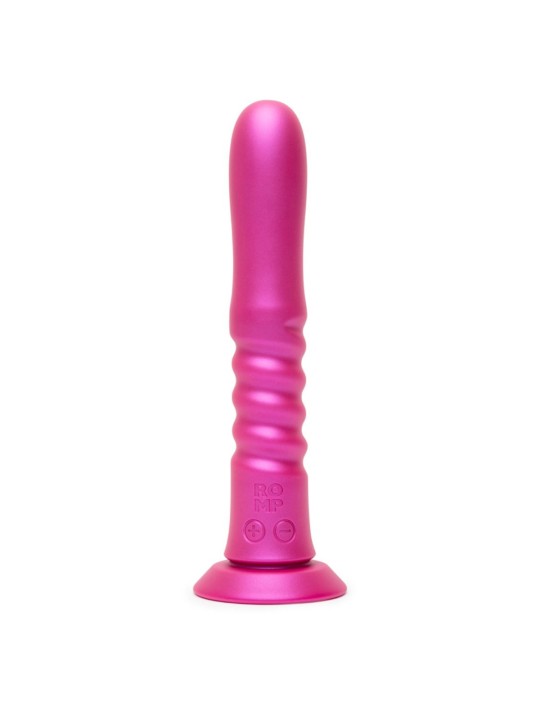 ROMP - Jiggle Stotende Vibrator Met Zuignap - Roze