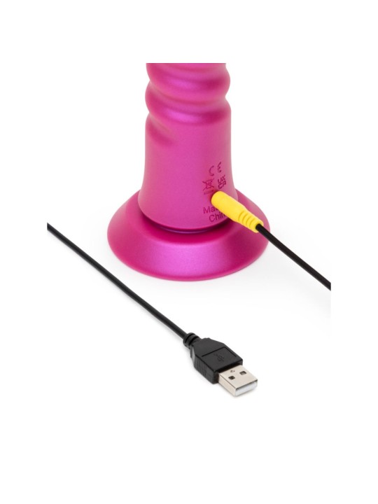 ROMP - Jiggle Stotende Vibrator Met Zuignap - Roze