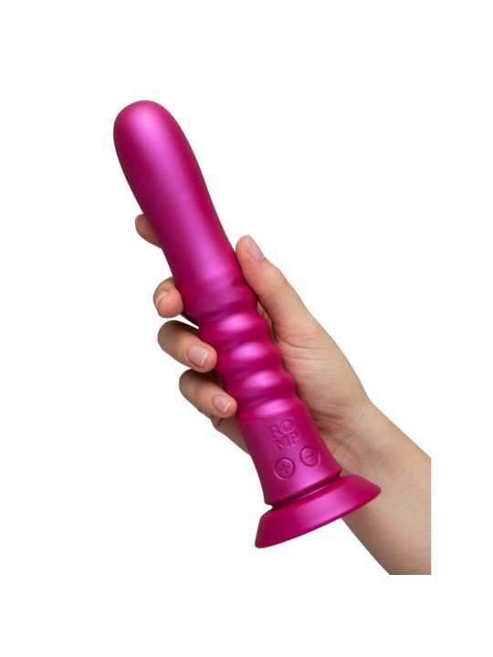 ROMP - Jiggle Stotende Vibrator Met Zuignap - Roze