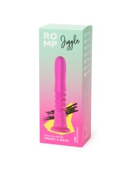 ROMP - Jiggle Stotende Vibrator Met Zuignap - Roze
