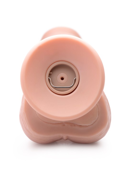 Loadz - Vibrerend Spuitend Dildo - 21,5 cm & Lichtkleurig