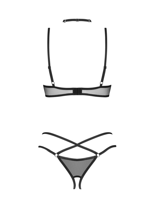 Obsessive - Donarella 3-pcs Crotchless Set - XL/XXL