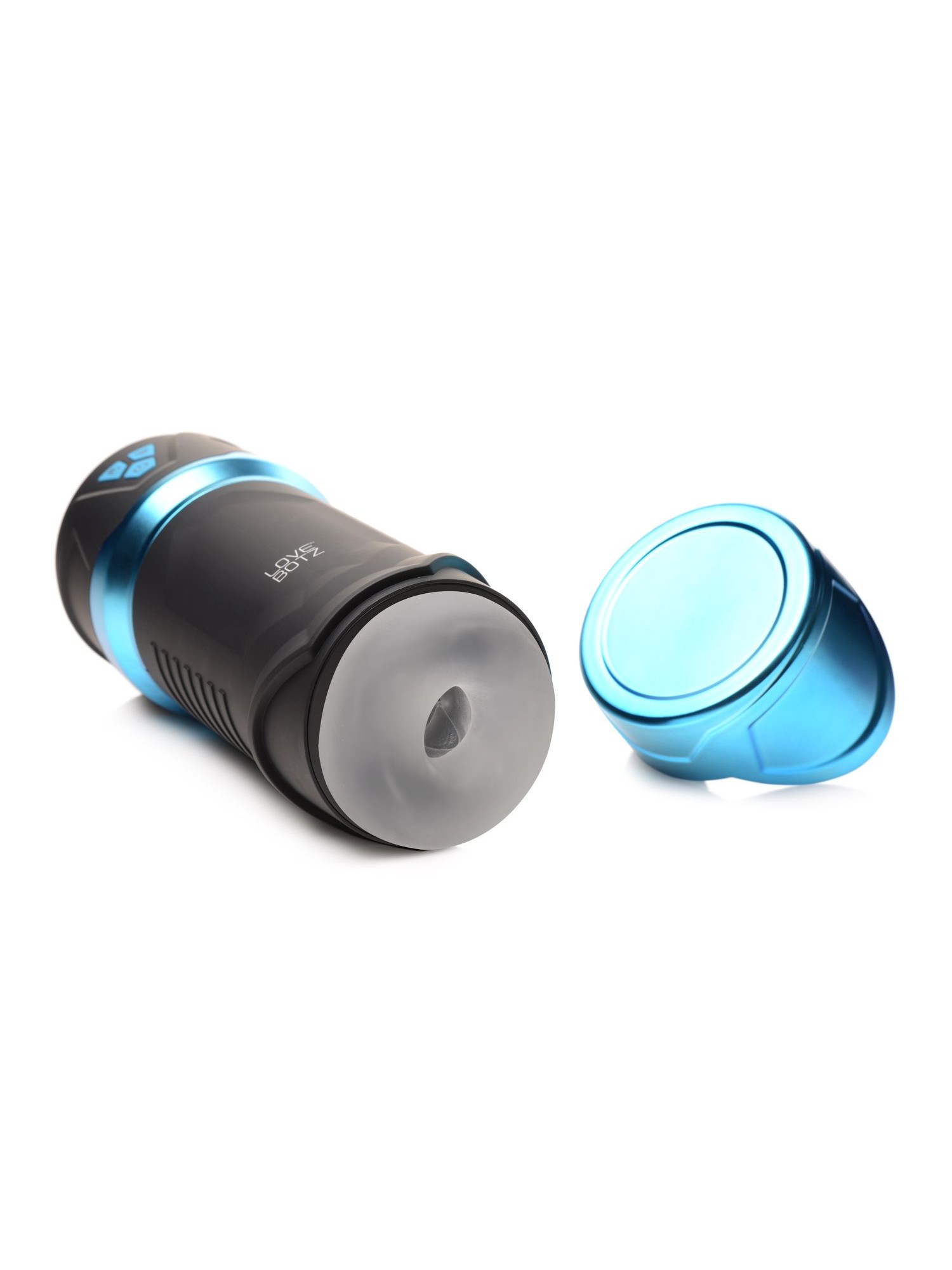 THE MILKER - Intense  Masturbator Suction & Vibration - Black/Blue