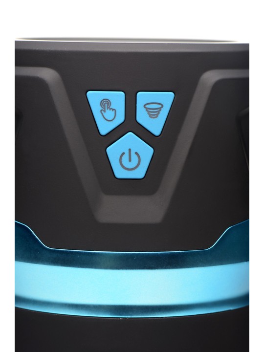 THE MILKER - Intense  Masturbator Suction & Vibration - Black/Blue