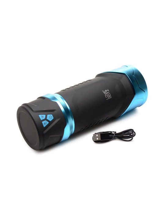 THE MILKER - Intense  Masturbator Suction & Vibration - Black/Blue