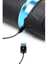 THE MILKER - Intense  Masturbator Suction & Vibration - Black/Blue