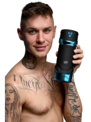 THE MILKER - Intense  Masturbator Suction & Vibration - Black/Blue