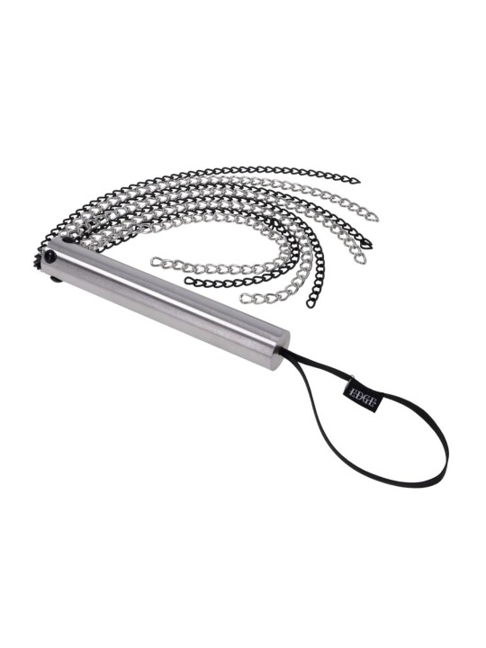 Sportsheets - Edge Chain Flogger - Zwart