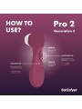 Satisfyer Pro 2 Generation 3 - Wijnrood