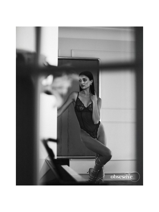 Obsessive - Nightly Teddy Open Kruis - Blauw