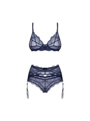 Obsessive - Nightly Lingerieset 3-delig - Blauw