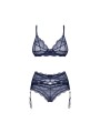 Obsessive - Nightly Lingerieset 3-delig - Blauw