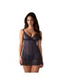 Obsessive - Nightly Chemise Set - Blauw