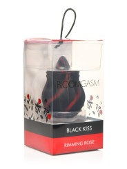 BLOOMGASM - Black Kiss Rimmende Roos Vibrator - Rood/Zwart