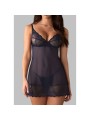 Obsessive - Nightly Chemise Set - Blauw
