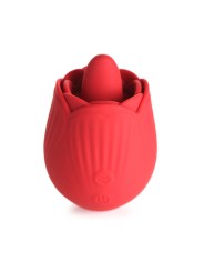 BLOOMGASM - French Rose Lik- en Vibratiestimulator - Rood