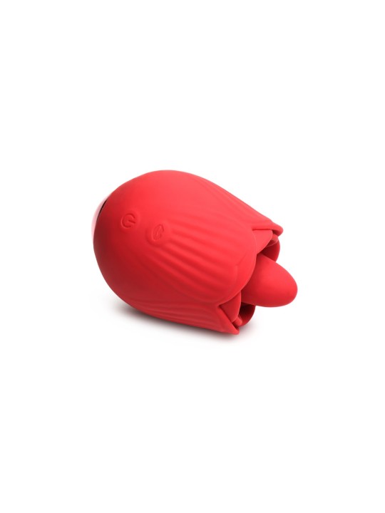 BLOOMGASM - French Rose Lik- en Vibratiestimulator - Rood