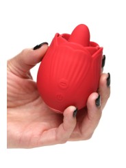 BLOOMGASM - French Rose Lik- en Vibratiestimulator - Rood