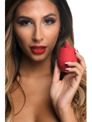 BLOOMGASM - French Rose Lik- en Vibratiestimulator - Rood