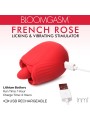 BLOOMGASM - French Rose Lik- en Vibratiestimulator - Rood