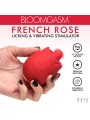 BLOOMGASM - French Rose Lik- en Vibratiestimulator - Rood