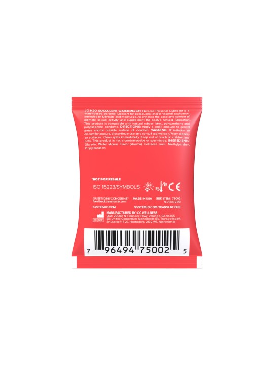 System JO - Sachet H2O Watermelon 5 ml