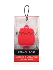 BLOOMGASM - French Rose Lik- en Vibratiestimulator - Rood