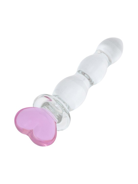 Gildo - No. 37 Glass Dildo Heart Shape - 18 cm