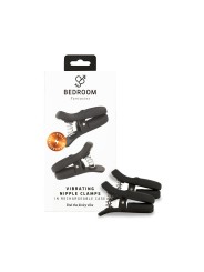 Bedroom Fantasy - Vibrerende Tepelklemmen - Zwart
