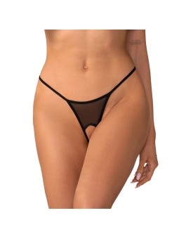 Obsessive - Zaliya String Open Kruis - Zwart