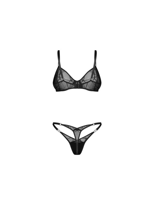 Obsessive - Olianna 2-delige Set - Zwart