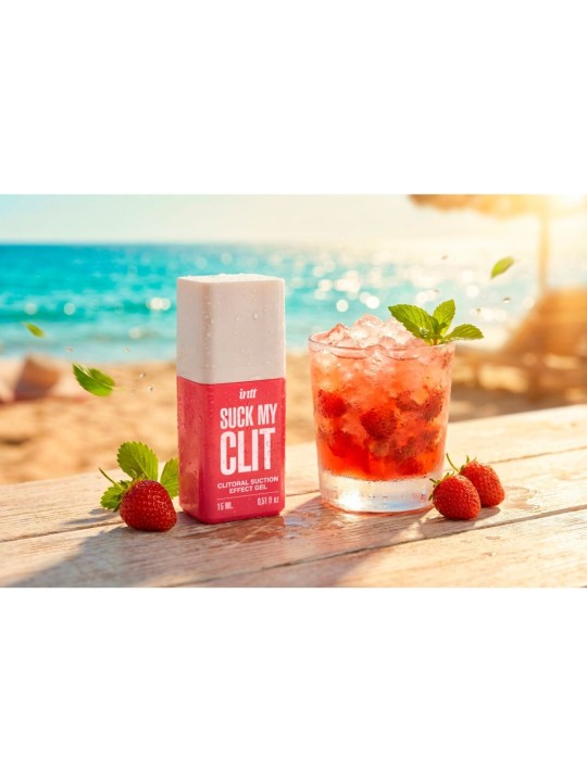 INTT - Suck My Clit Gel Wilde Aardbei - 15ml
