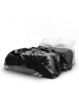 Laklaken 180 x 230 cm- Zwart