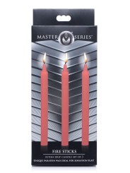 XR Brands - Fire Sticks Fetish Drip Kaarsen - Rood